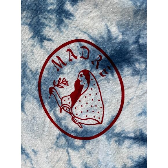 JUNGMAVEN Blue Tie Dye Madre Hemp Short Sleeve T Shirt Tee Top   Mens Size Small - Picture 4 of 8